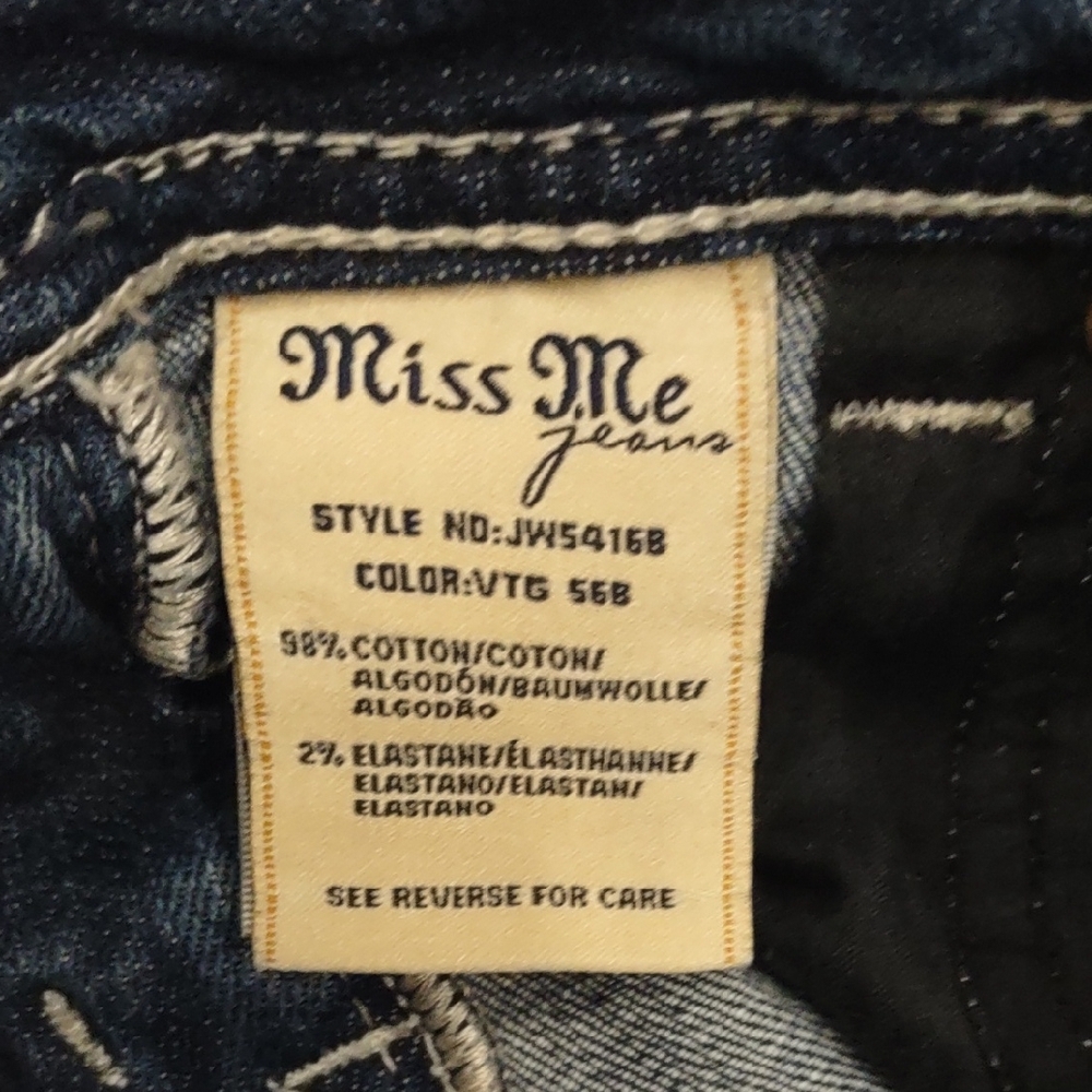 MISS ME BOOT Embellished Blue Jeans - Picture 9 of 17
